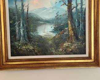 Lovely oil on canvas.