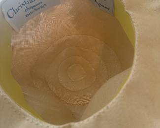 Vintage Christian Dior chapeaux.  