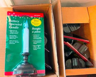 two boxes full of candles