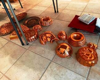 Copper molds and trays