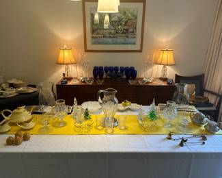 All the blue glasses are sold.