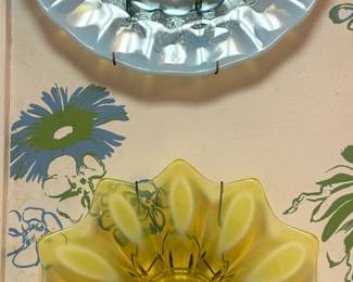 The yellow flower plate is sold.