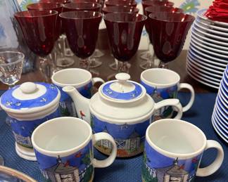 The red glasses are sold.