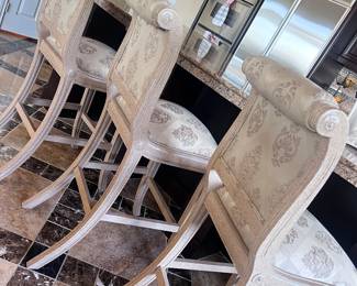 Gorgeous silk blonde chairs