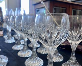 Baccarat Massena crystal.....sets of 8