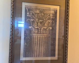 Lots of high end design center Neo Classical art and decor 