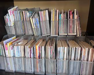 Tons of crafts, cross stitch stuff
