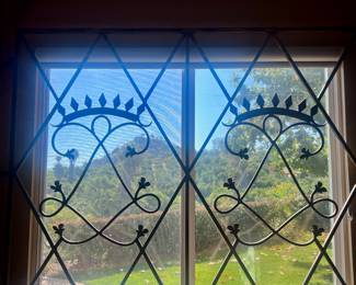 Beautiful heavy metal castle iron window gates for sale too! Bring a simple wrench