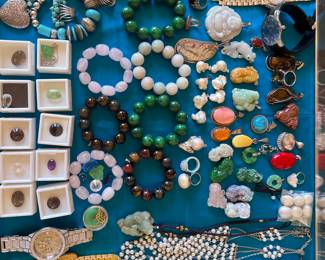 Lots of jade, Michael Kors, etc