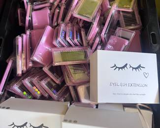 Lots of beauty salon new in package supply