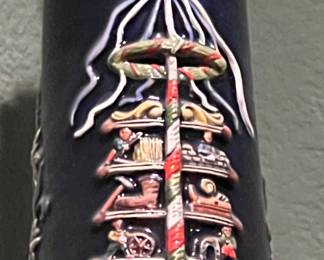 Large Monumental Beer Stein w Pewter Lid