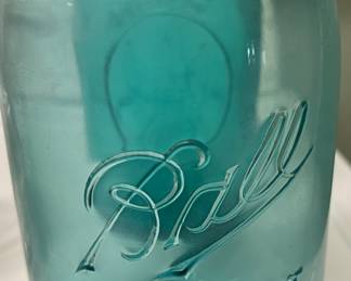 Ball Perfect Aqua Mason Jar