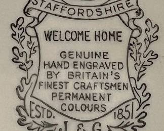 English Staffordshire Plate