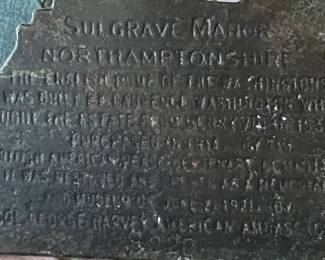 Sungrave Manor George Washington's Ancestral Home Cast Iron Bookends