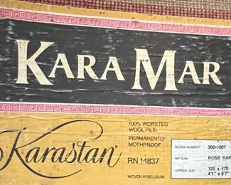 KaraMar Karastan Red Sarouk 4'1" x 5'7"