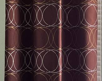 Drapery Panels and Matching Euro Pillows and Shams