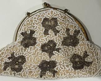 Antique Beaded Clutch