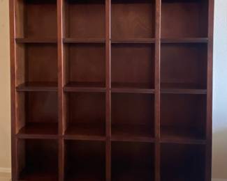 Stunning Bookcase w 16 Openings