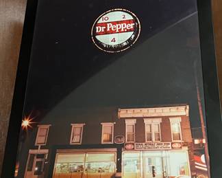 Dr Pepper Art Photo (History on Back)