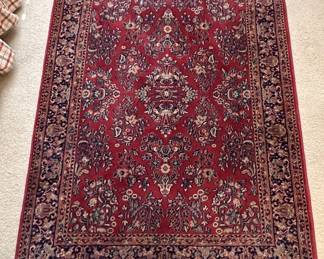 KaraMar Karastan Red Sarouk 4'1" x 5'7"