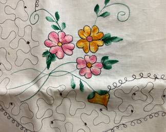 Hand Stitched Linens
