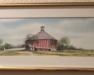 Art Harold E Hansen 1983 Signed