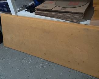 (2) pieces of Particle board approx 5' x 20"