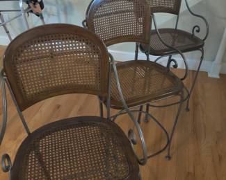 Bar Stools (3) in great condition (1) in the basement-seat needs mending