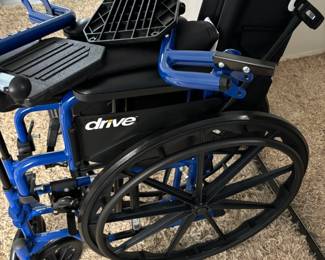 New DRIVE 'Blue Streak' Wheelchair