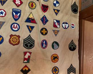 WWII patches collection