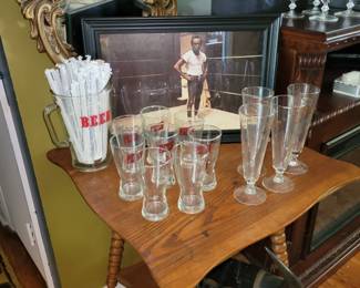 Vintage bar & other glasses