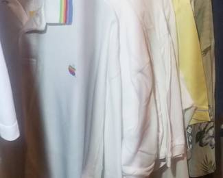 Apple golf shirts, Vintage men's shirts