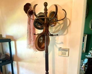 Vintage Bentwood Coat Rack Hall Tree 