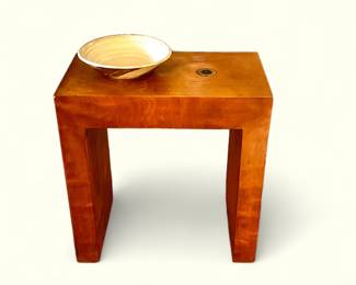 Vintage Burl wood Side Table