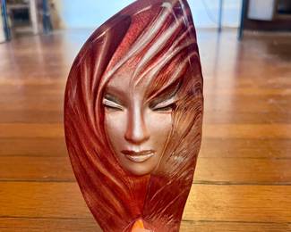 Mats Jonasson " Noviata Röd" Masq Sculpture