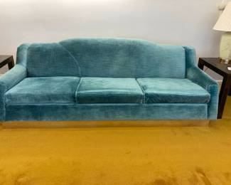 Vintage 1970's Milo Baughman style brass platform base