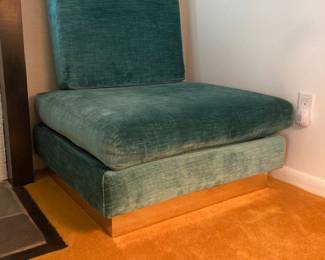 1970s Carson's chair, one of two