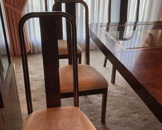 Total of 8 chairs to dining table