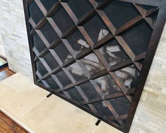 Very large fireplace screen 