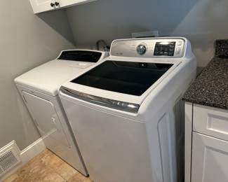 Washer and dryer. Also the counter, cabinets, sink and fixtures are available for sale as well. 