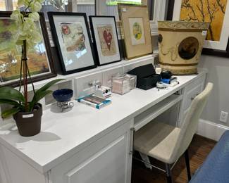 Built in desk for sale. Everything including the windows are also for sale! 