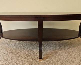 Ethan Allen Oval Coffee Table