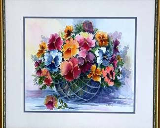 Floral Watercolor By Jane Manick