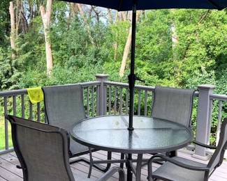  007 Patio Table And Four Chairs