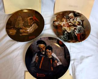 Norman Rockwell Collector plates