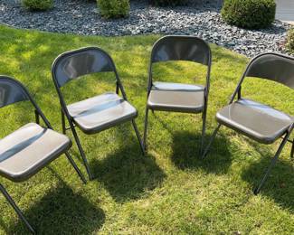 Four Folding Chairs