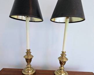 Pair Of Candlestick Lamps