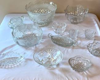 Collection Of Vintage Glassware