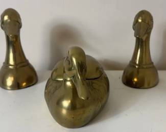 Brass Duck Decor 