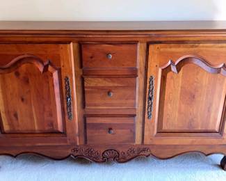 Ethan Allen Solid Oak Sideboard